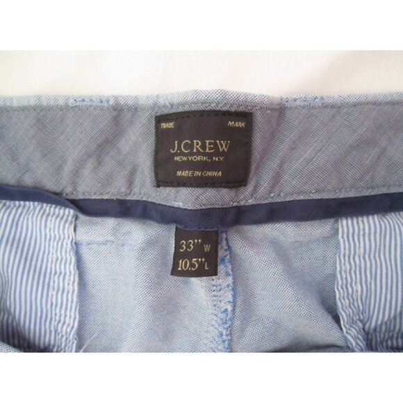 Men J Crew Casual Chino Shorts Sz 33 x 10.5L (MP397) - Picture 2 of 8